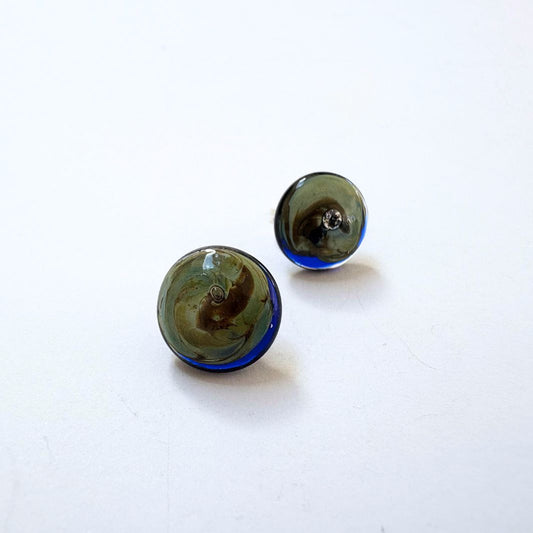 Studio Sale | Galaxy Studs | Wearing Glass