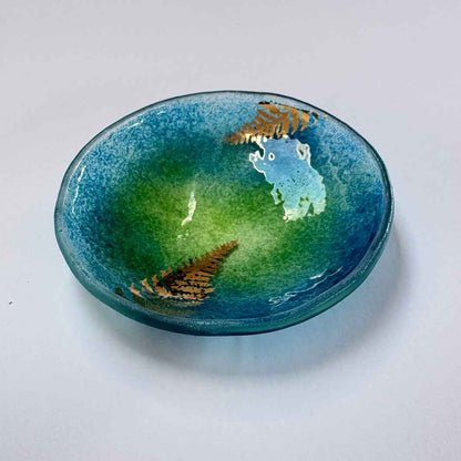 Wearing Glass | Trinket Dish | Gold Fern