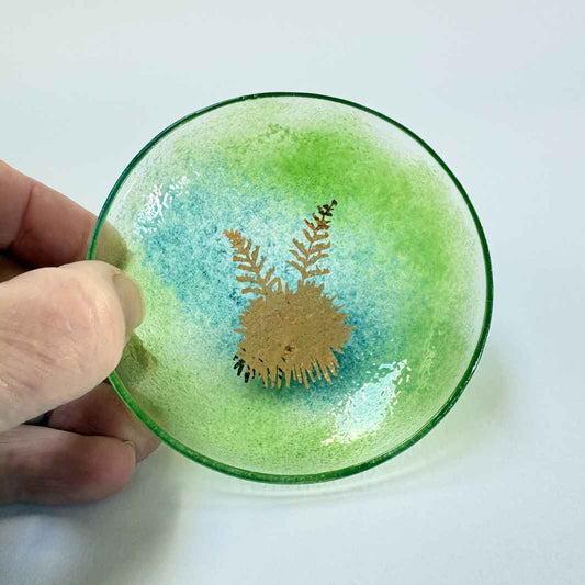 Wearing Glass | Trinket Dish | Gold Flax