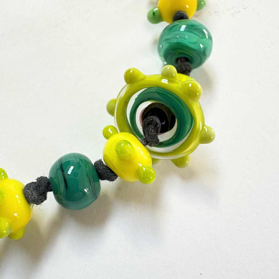 Wearing Glass | Zero Waste Circus Bead Necklace