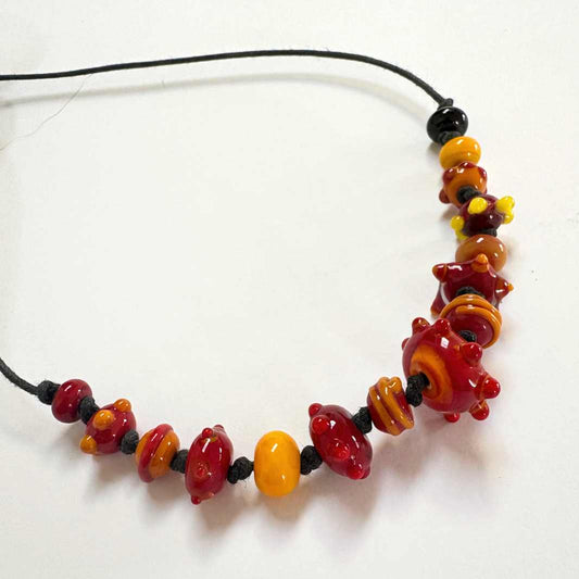 Wearing Glass | Zero Waste Circus Bead Necklace