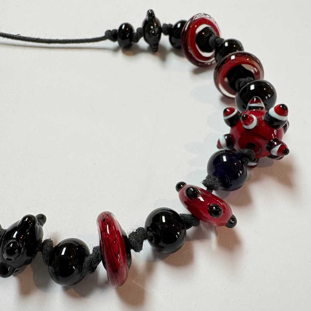 Wearing Glass | Zero Waste Circus Bead Necklace