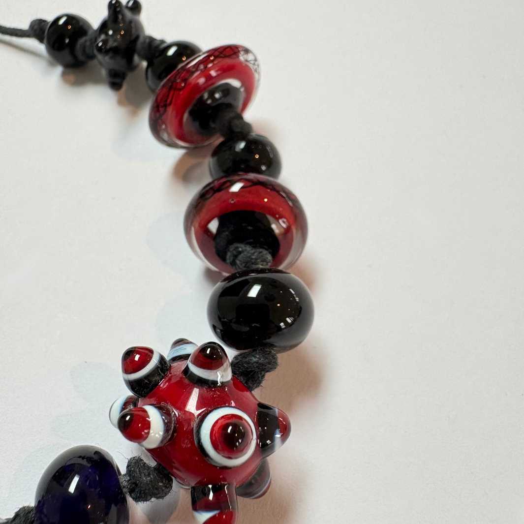 Wearing Glass | Zero Waste Circus Bead Necklace