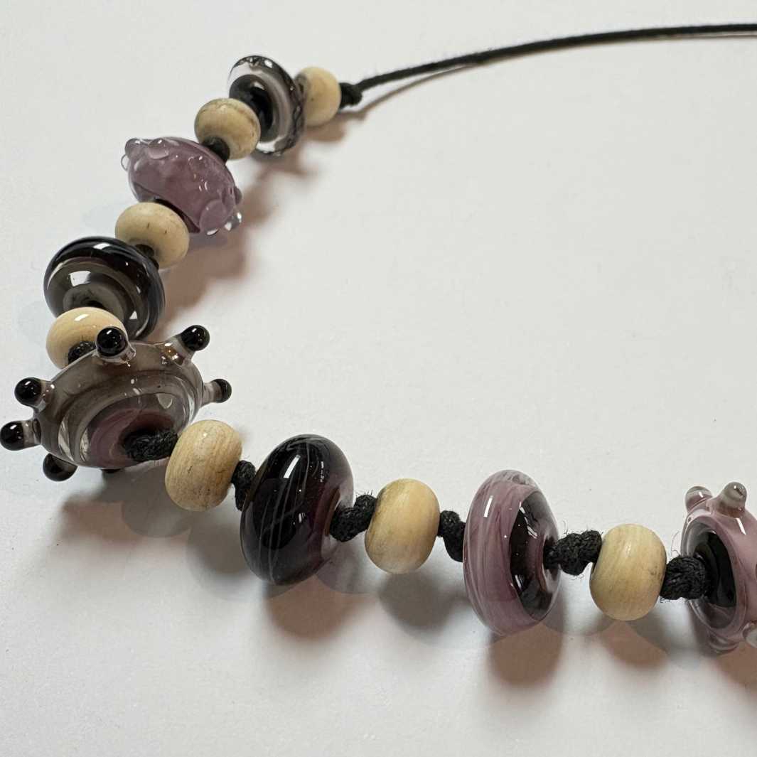 Wearing Glass | Zero Waste Circus Bead Necklace