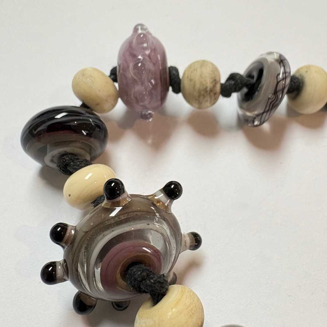 Wearing Glass | Zero Waste Circus Bead Necklace