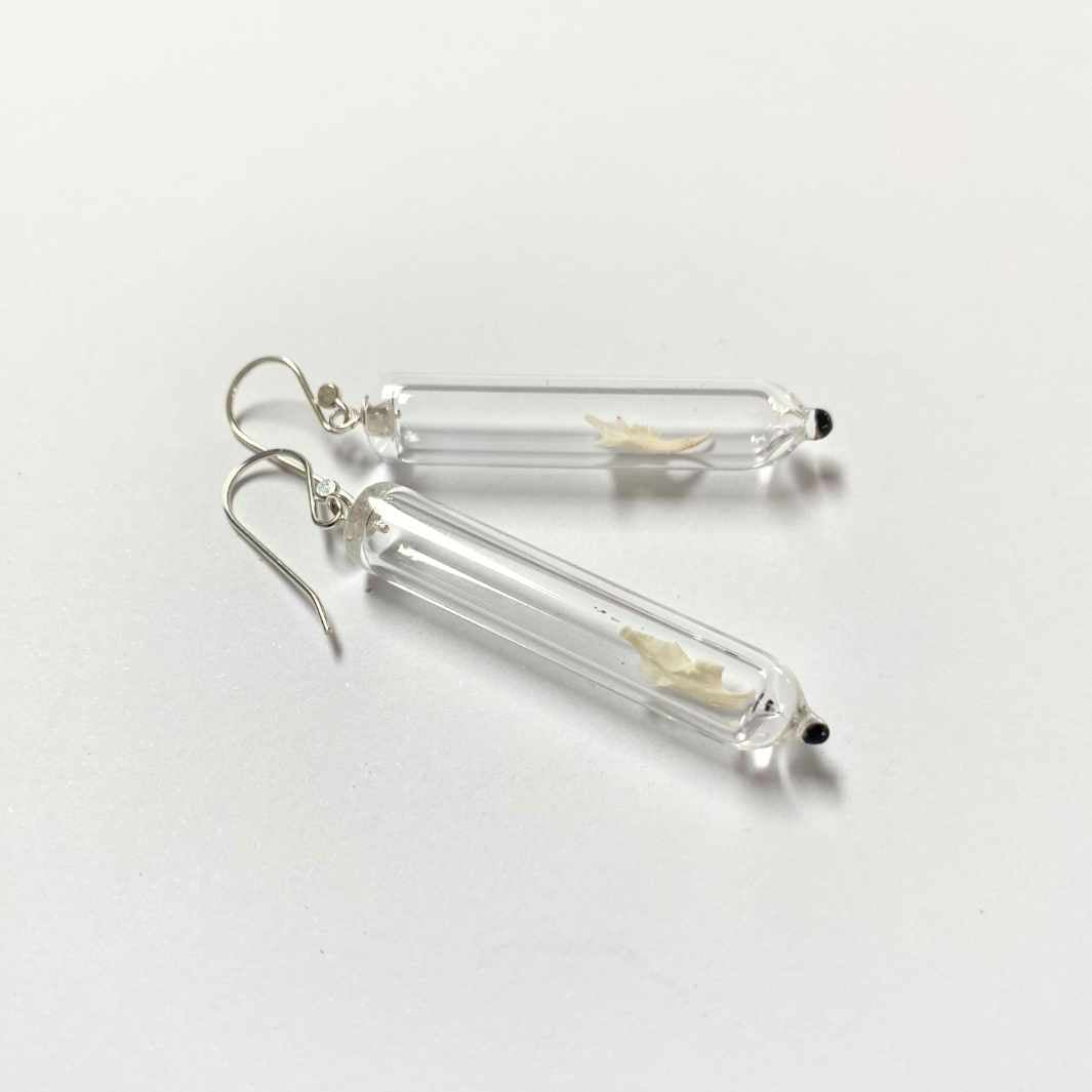 Wearing Glass | Bone Earrings