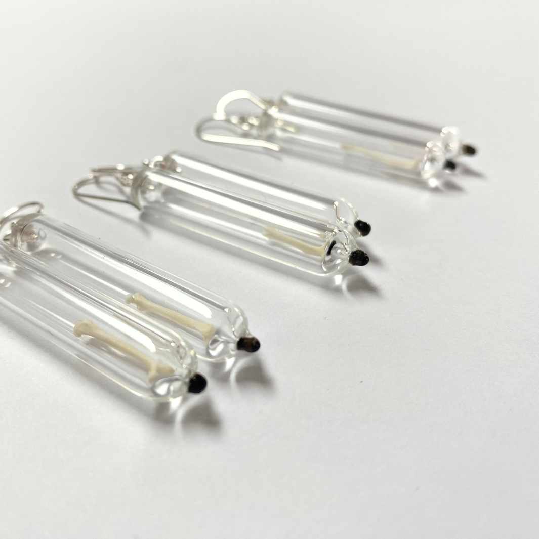 Wearing Glass | Bone Earrings