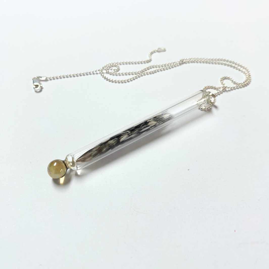 Feather Pendant by Wearing Glass