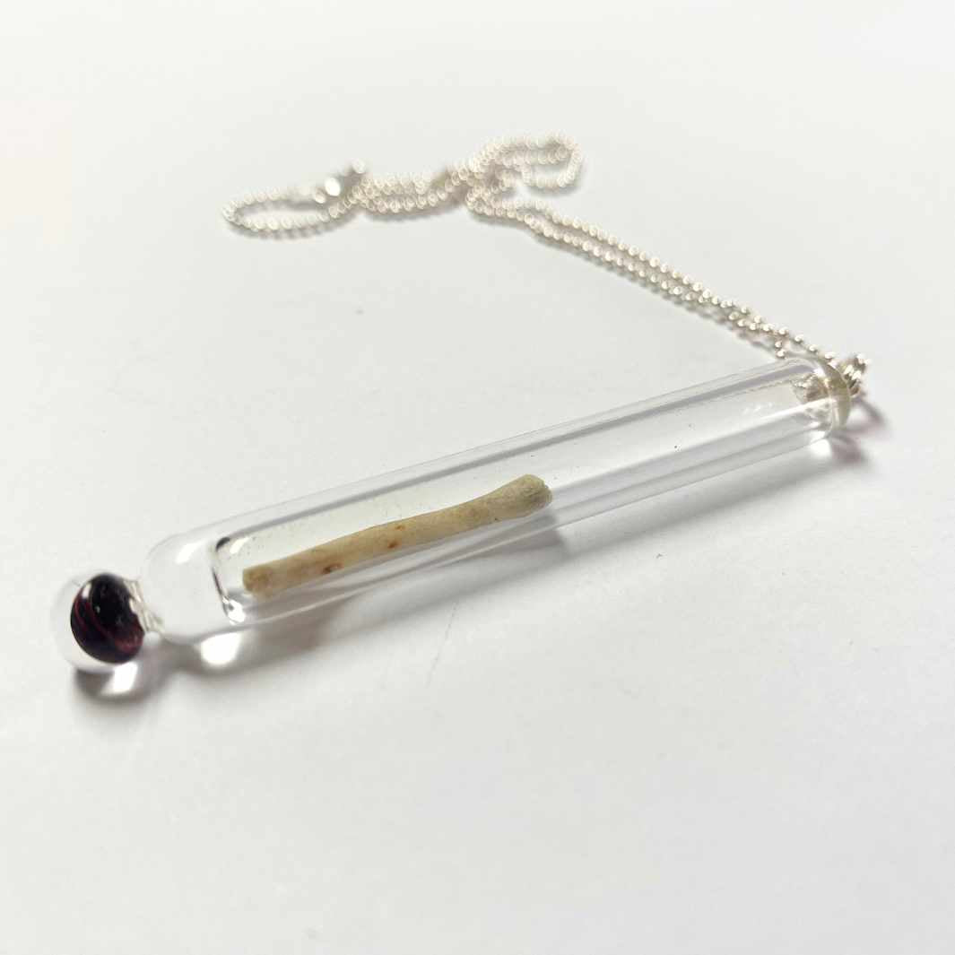 Wearing Glass | Bone Pendant