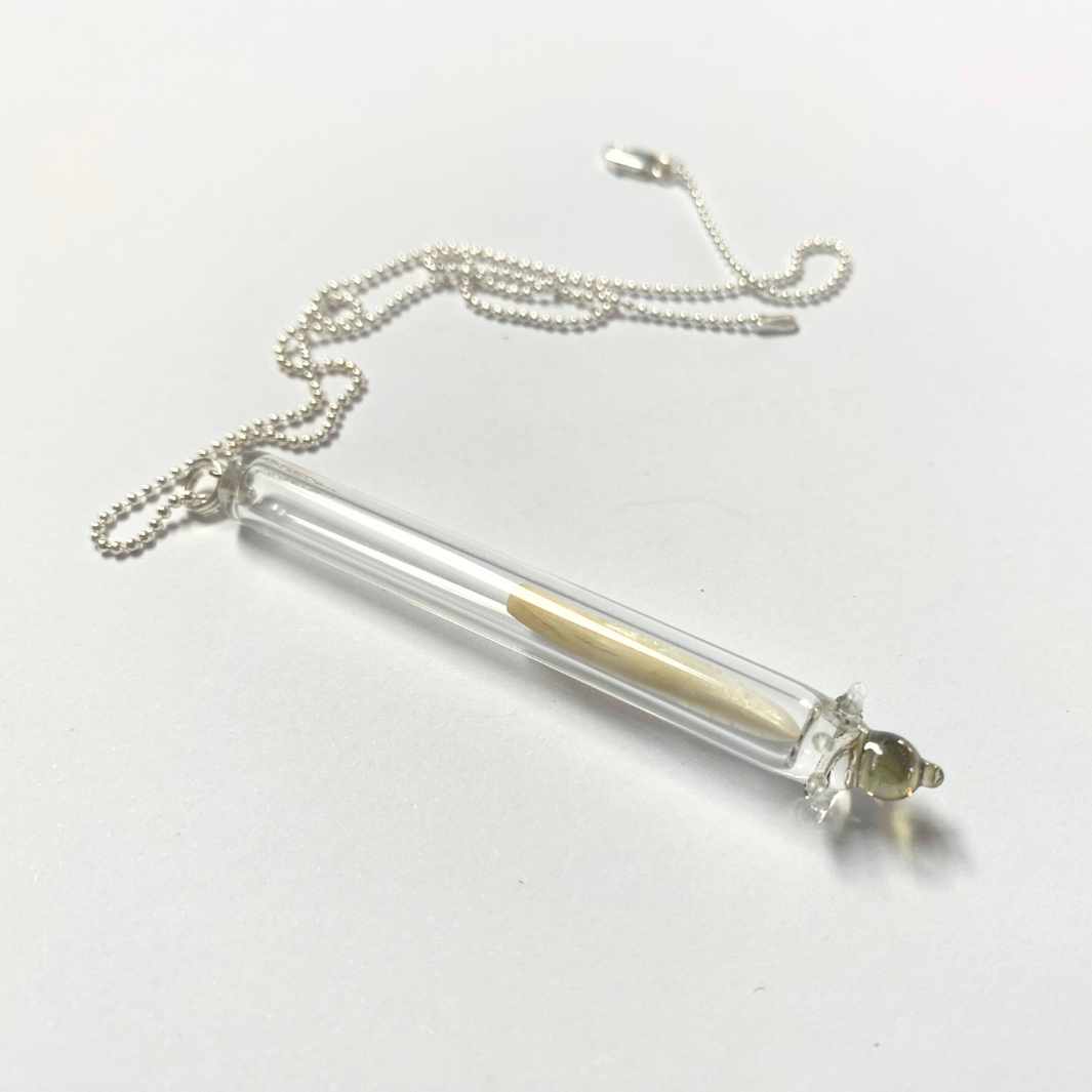 Wearing Glass | Bone Pendant