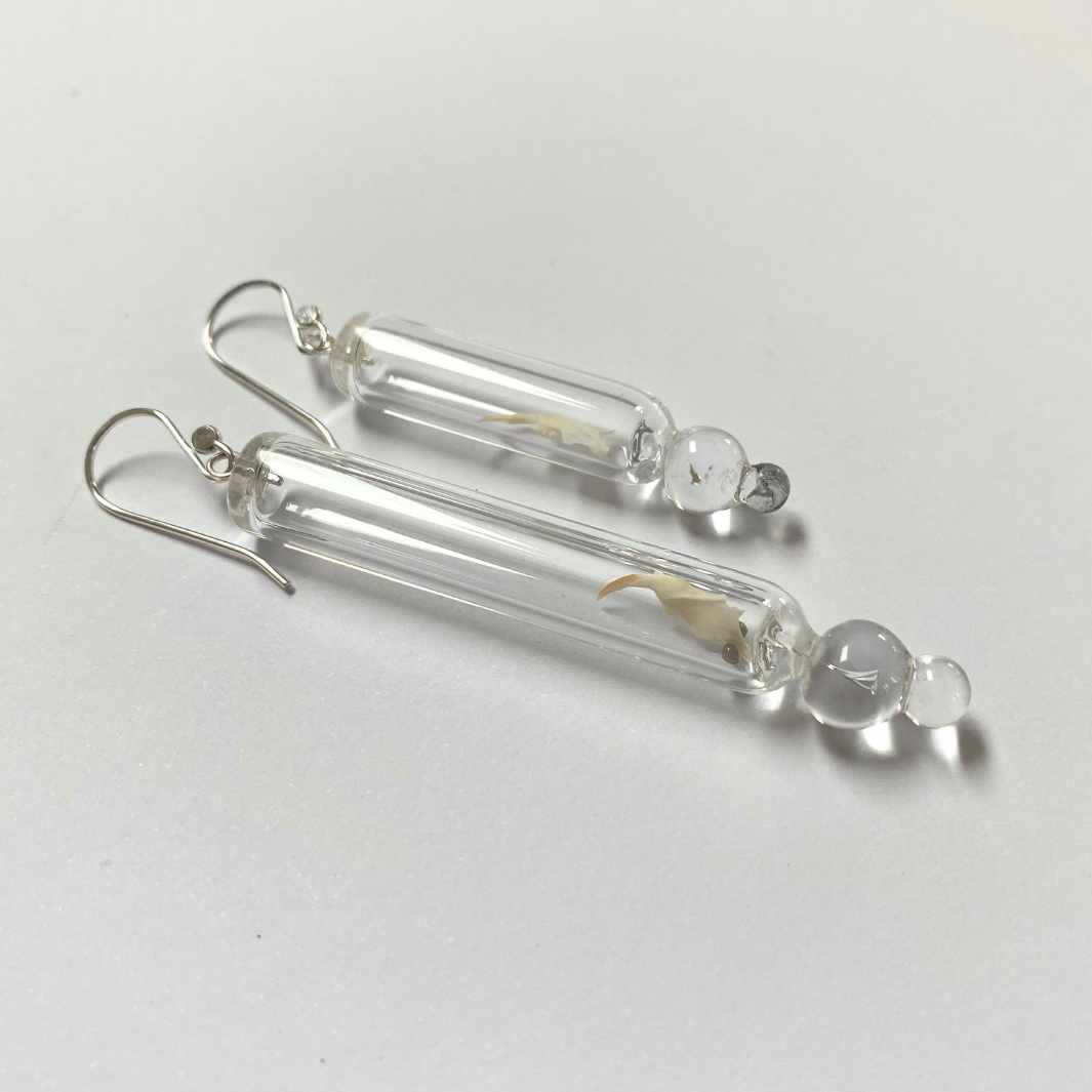 Wearing Glass | Bone Earrings