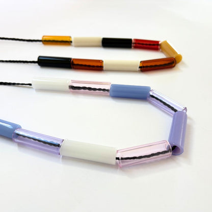 Wearing Glass | Chunky Tube Neckace