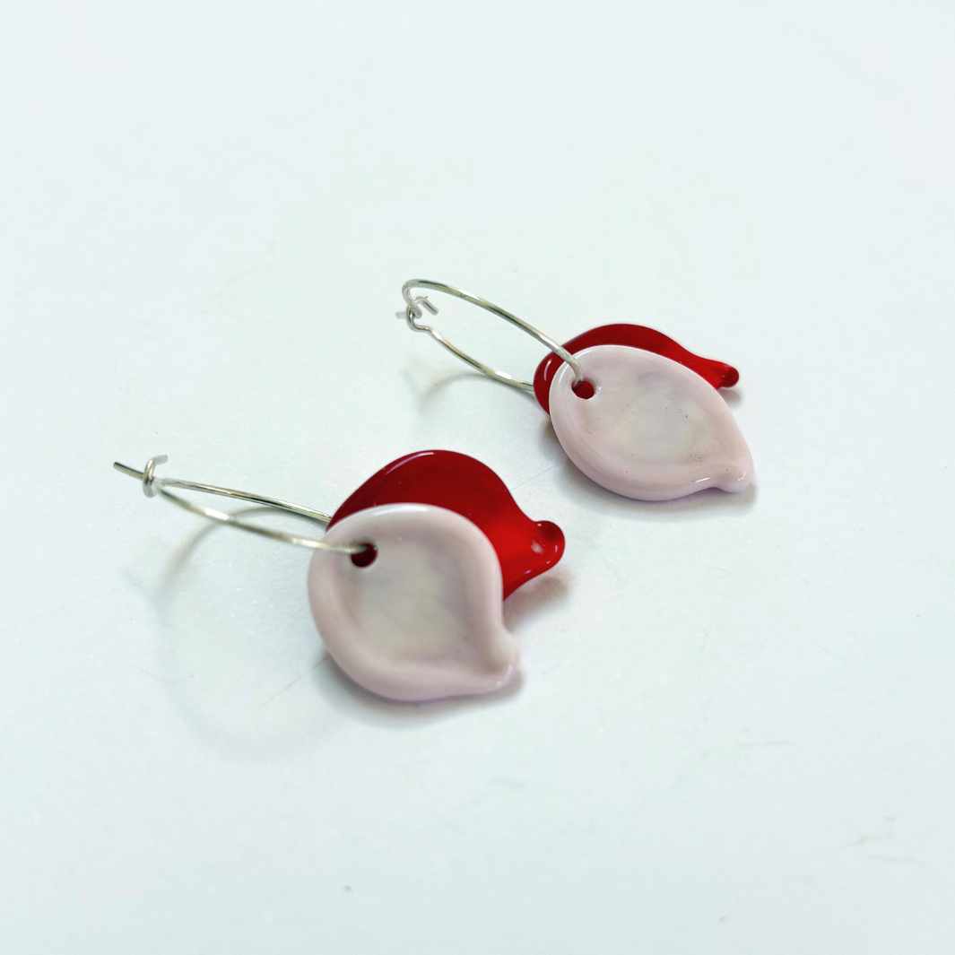 Wearing Glass | Petal Hoops