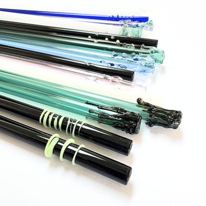Wearing Glass | Glass Straws