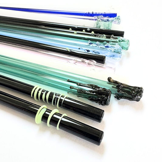 Wearing Glass | Glass Straws