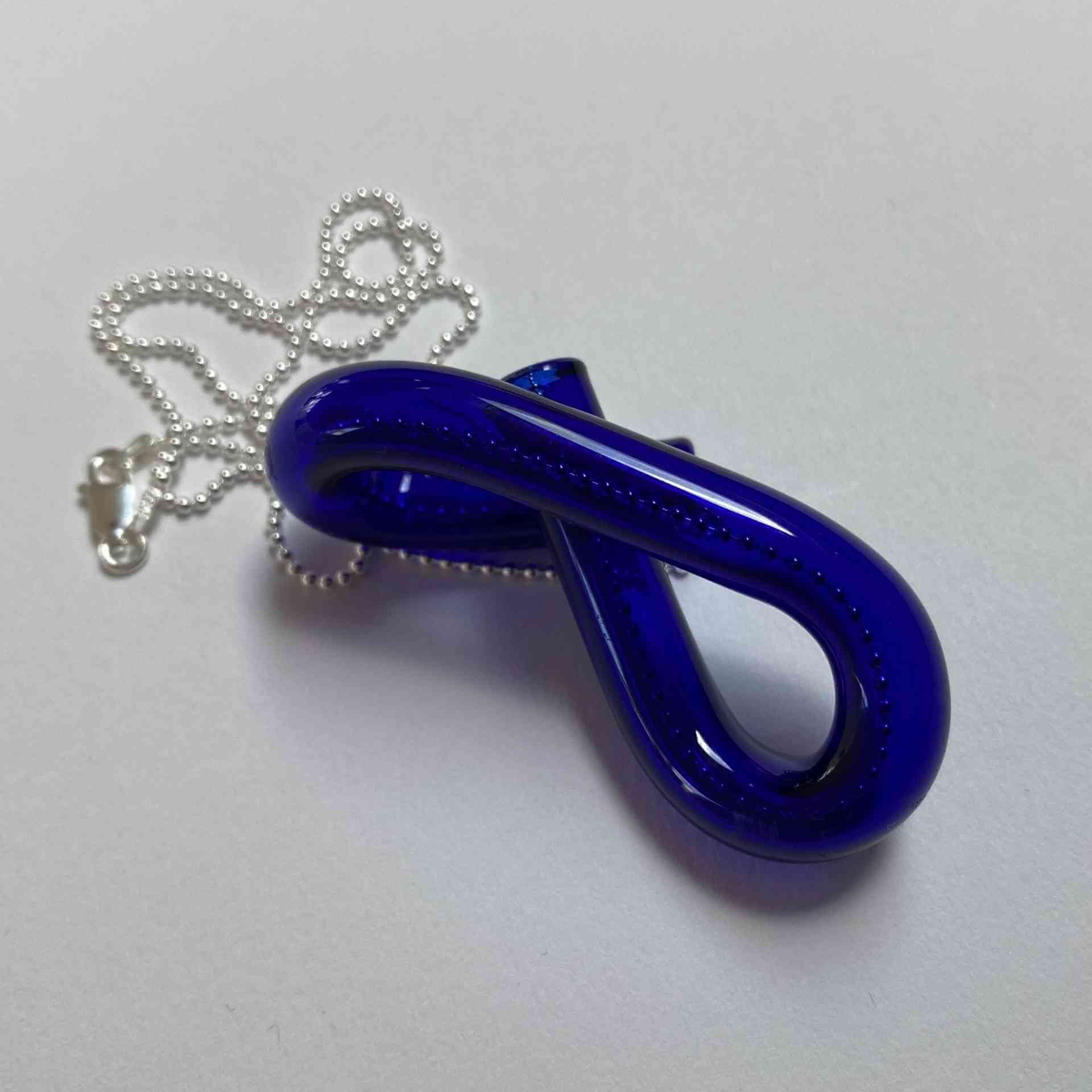 Knot Necklace - Wearing Glass